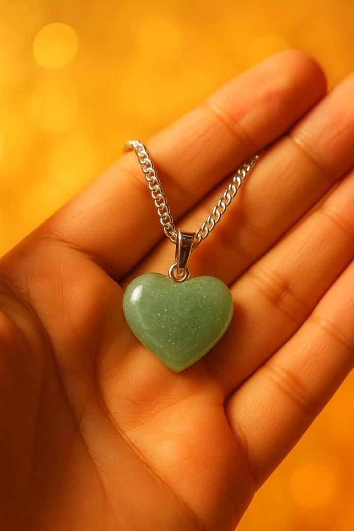 آویز قلب یشم(کوچک) - Image 3