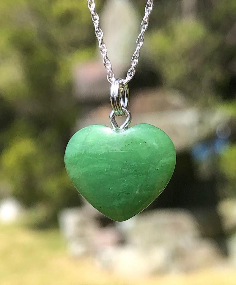 آویز قلب یشم(کوچک) - Image 2